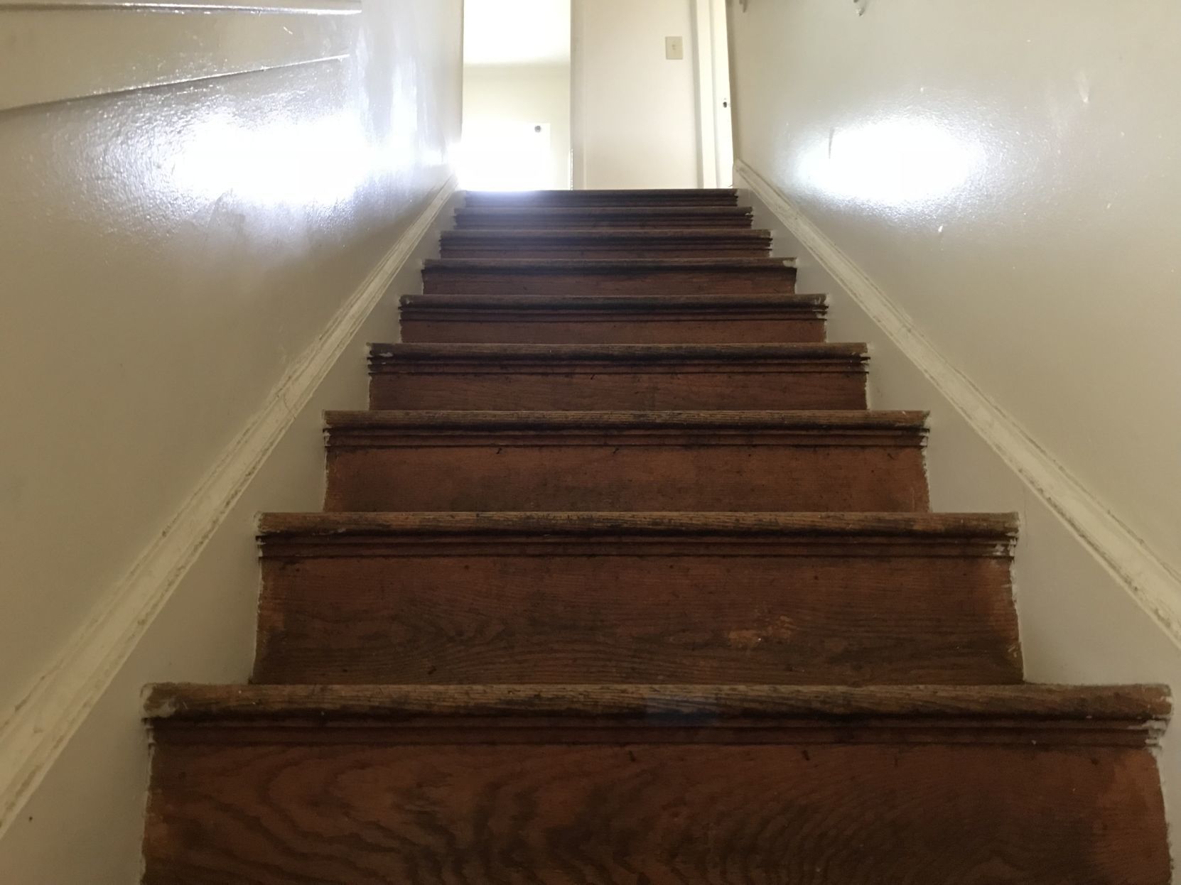 Melone Village stairs, before